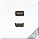 Jung   HDMI+USB LS   (MALS1163)