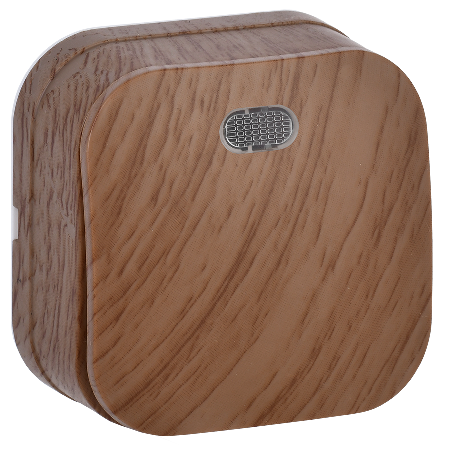 GLORY Выключатель 1-клавишный для открытой установки с индикацией ВС20-1-1-ХД дуб IEK