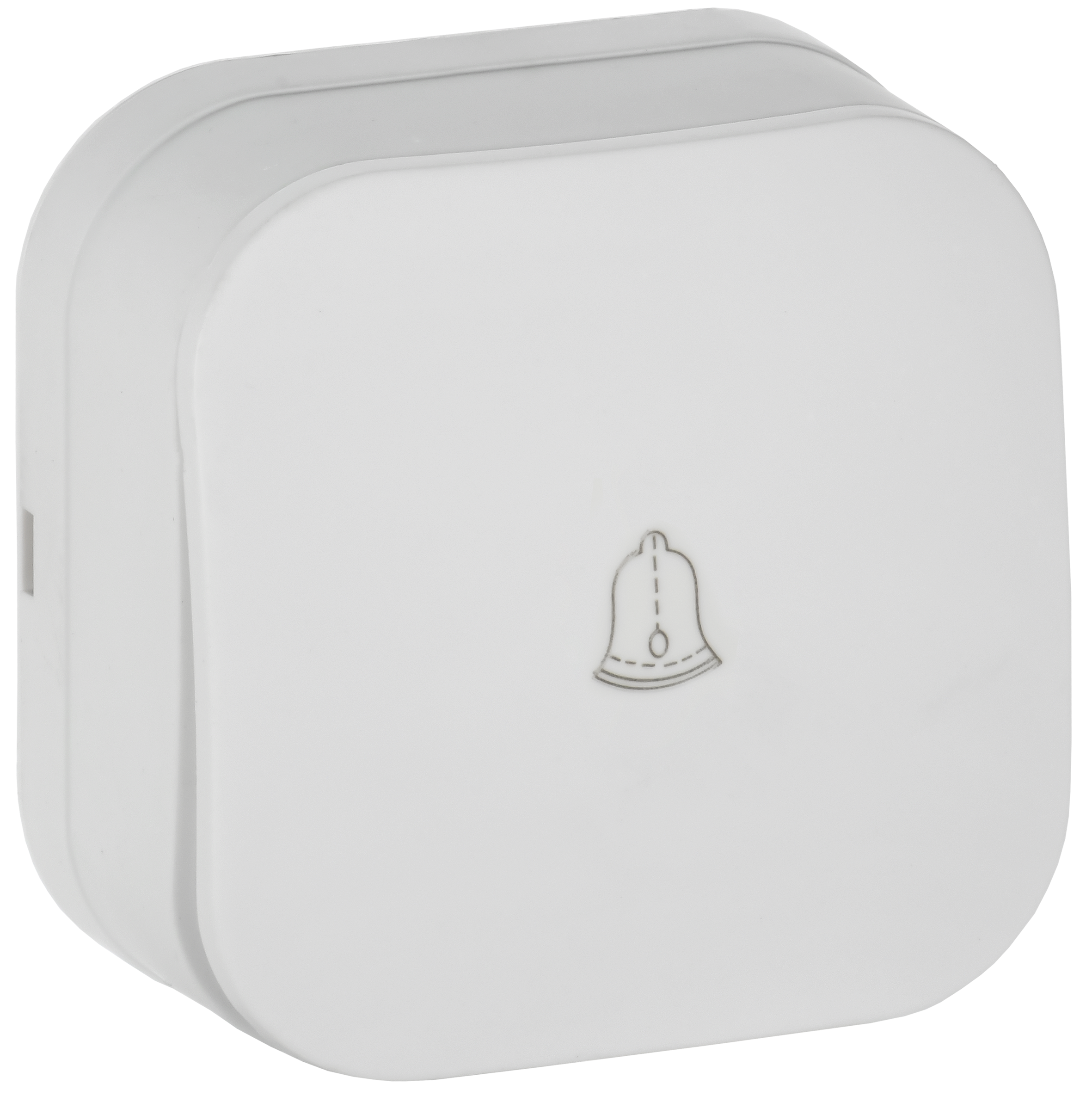 GLORY Выключатель 1-клавишный для открытой установки самовозвратный 10А ВСс20-1-0-ХБм белый матовый IEK