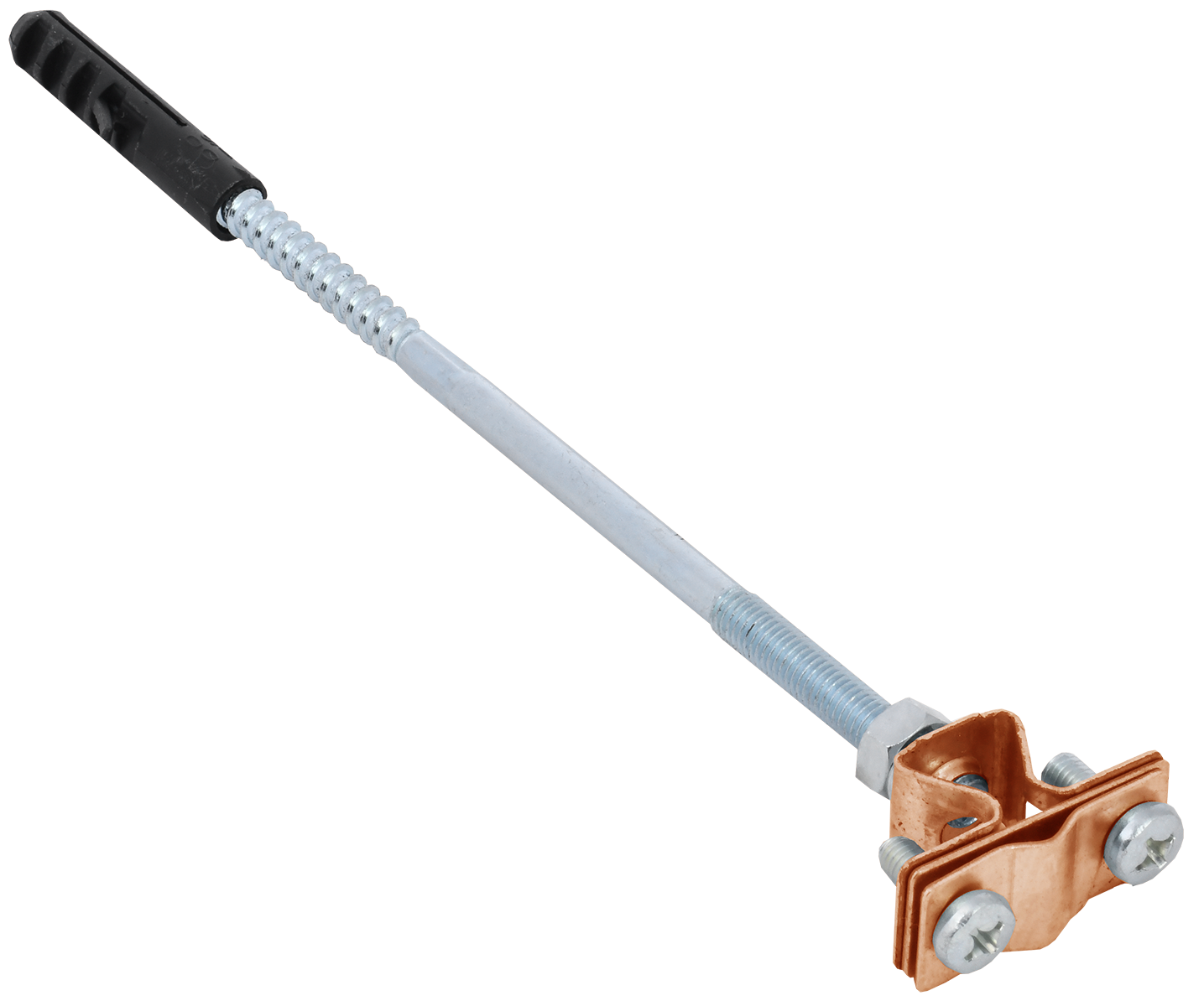 Держатель проводника круглого 8-10мм для бетонного фасада медь IEK