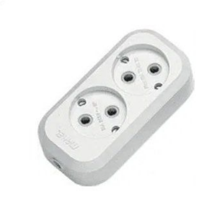 Колодка удлинителя 2-м без заземл. Makel