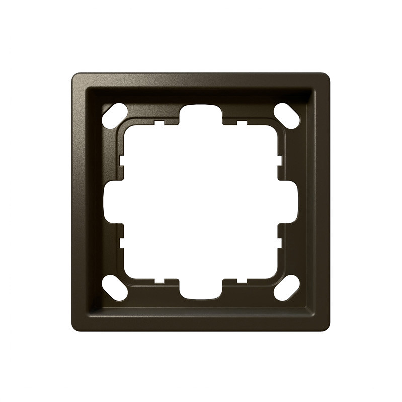 Рамка серия FD 1-постовая, цвет Бронза