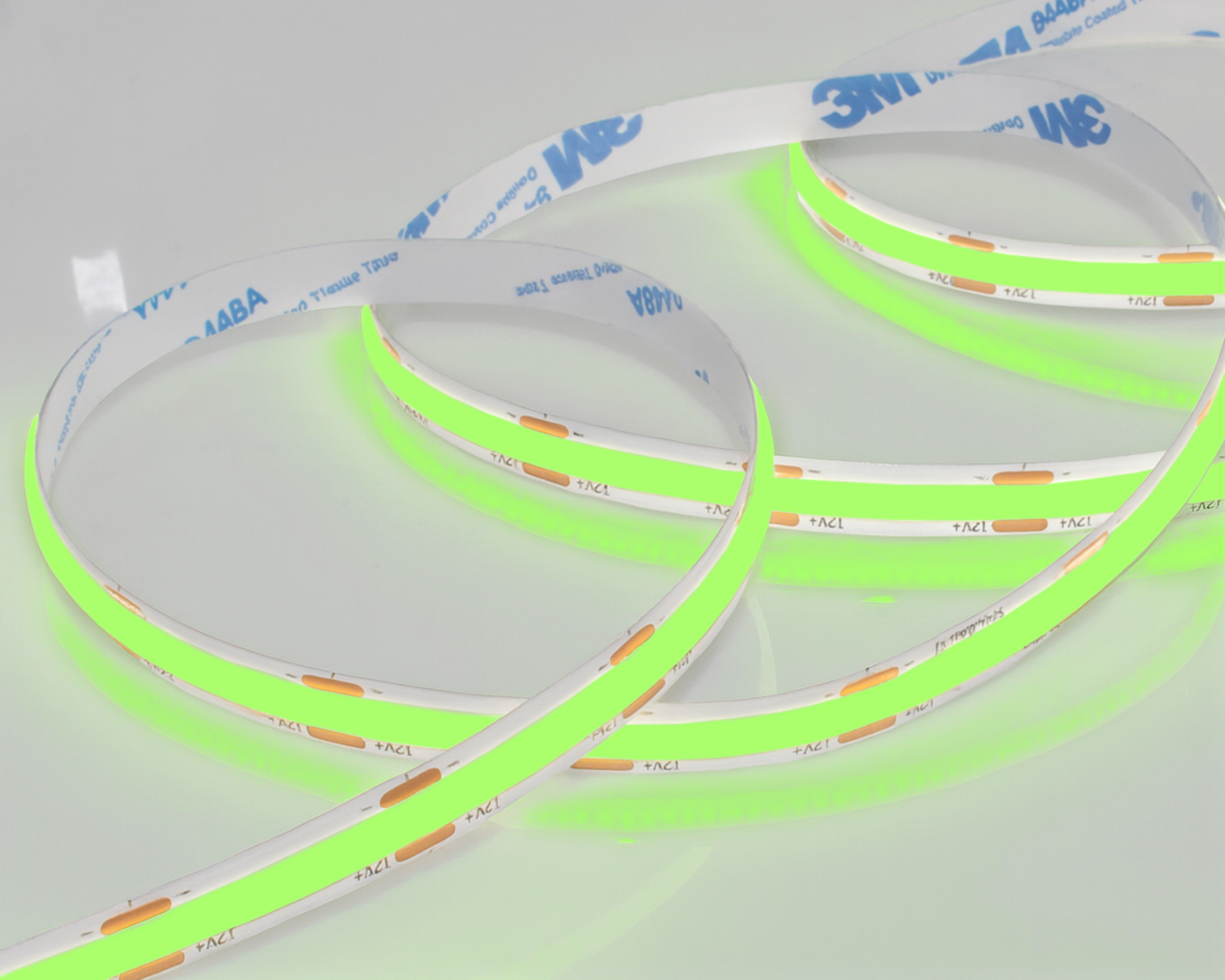 Светодиодная лента Lux COB 480Led Green 8mm (12V, 12W, Зеленый, IP20)