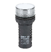 CHINT Индикатор ND16-22B/2 белый AC/DC220В (R)