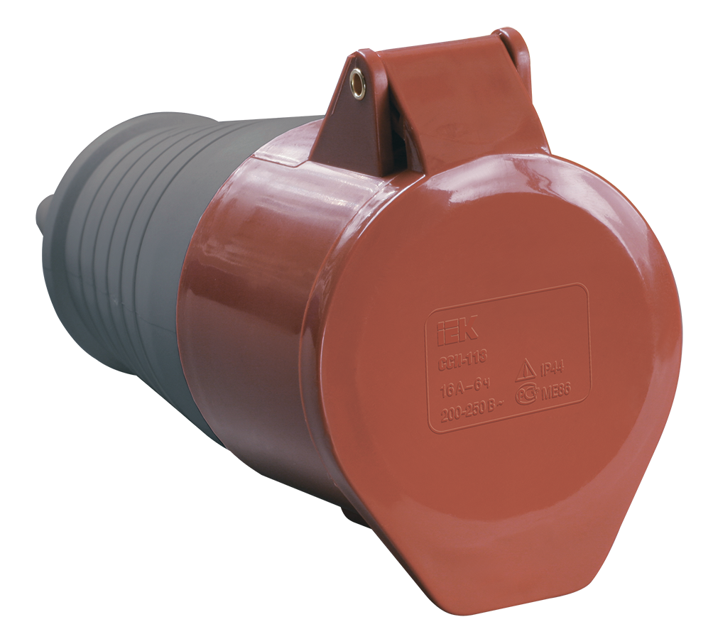 Розетка переносная ССИ-215 3Р+РЕ+N 16А 380-415В IP44 IEK