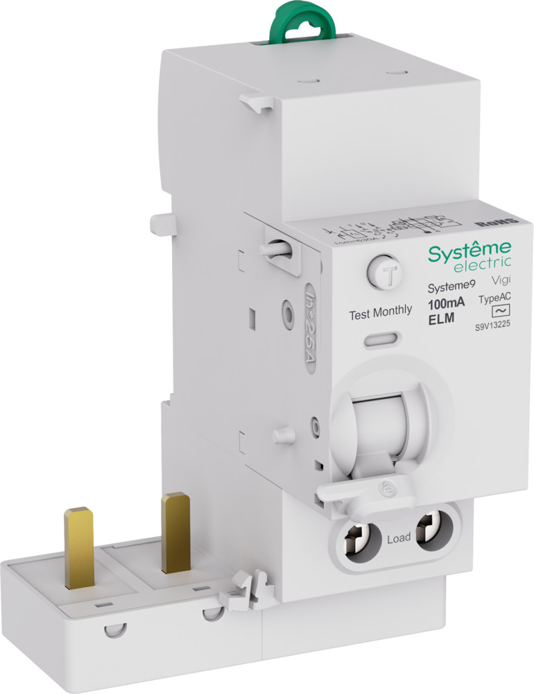 Systeme9 Блок диф. тока (БДТ) 25A 2P 100мА Тип-AC 230В