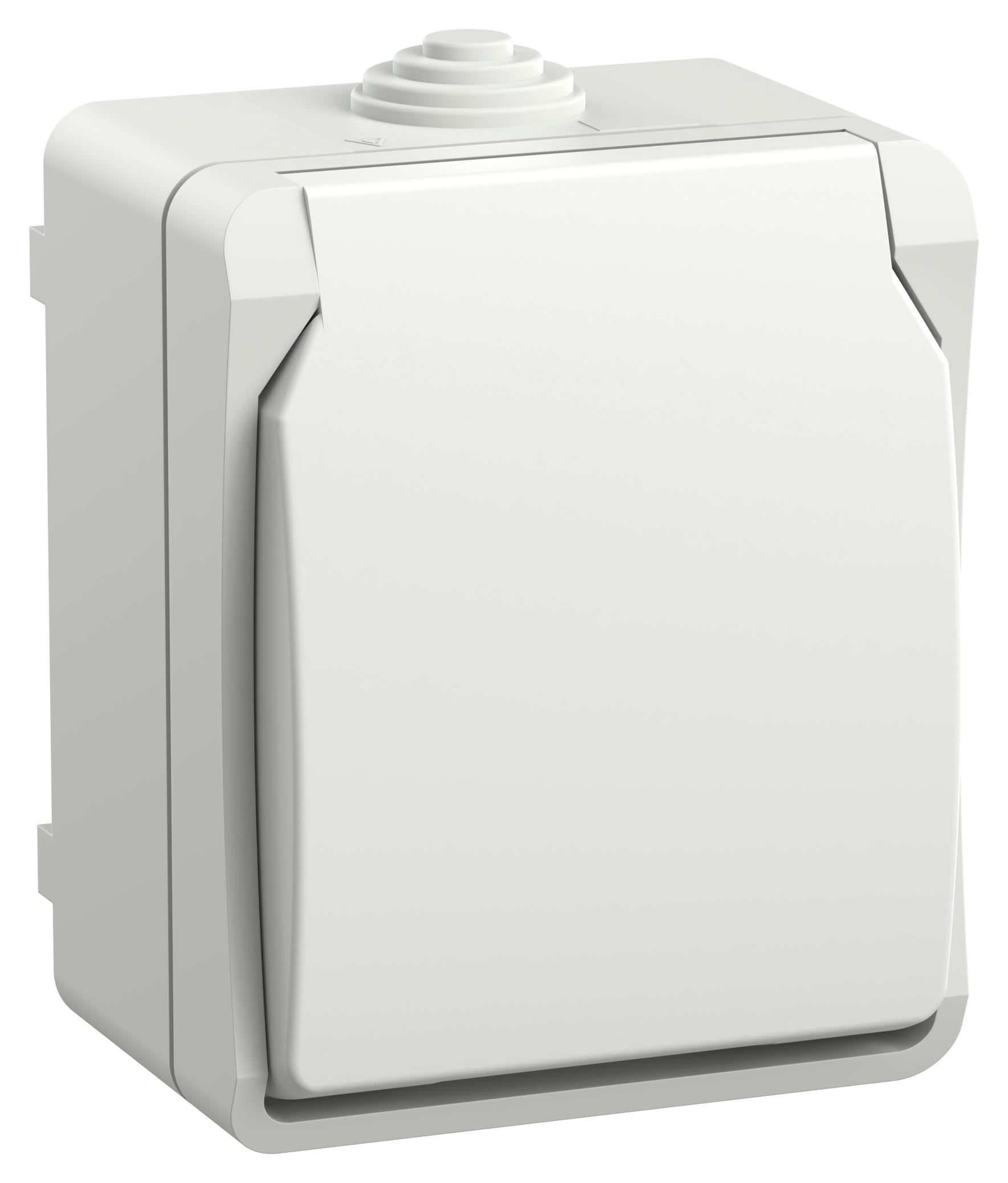 FORS Розетка 1-местная с заземлением для открытой установки 16А IP54 РСб20-3-ФБ белый IEK