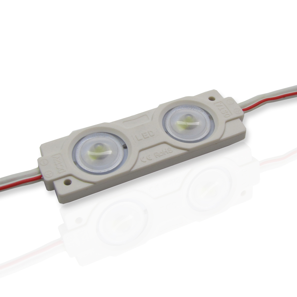 Светодиодный модуль с линзой Pro 2835-2 (12V, 0.85W, 6000-6500K, IP65)