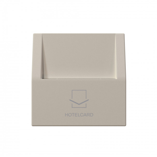 Отельный карточный выключатель с накладкой 10А, 250В, цвет Сахара