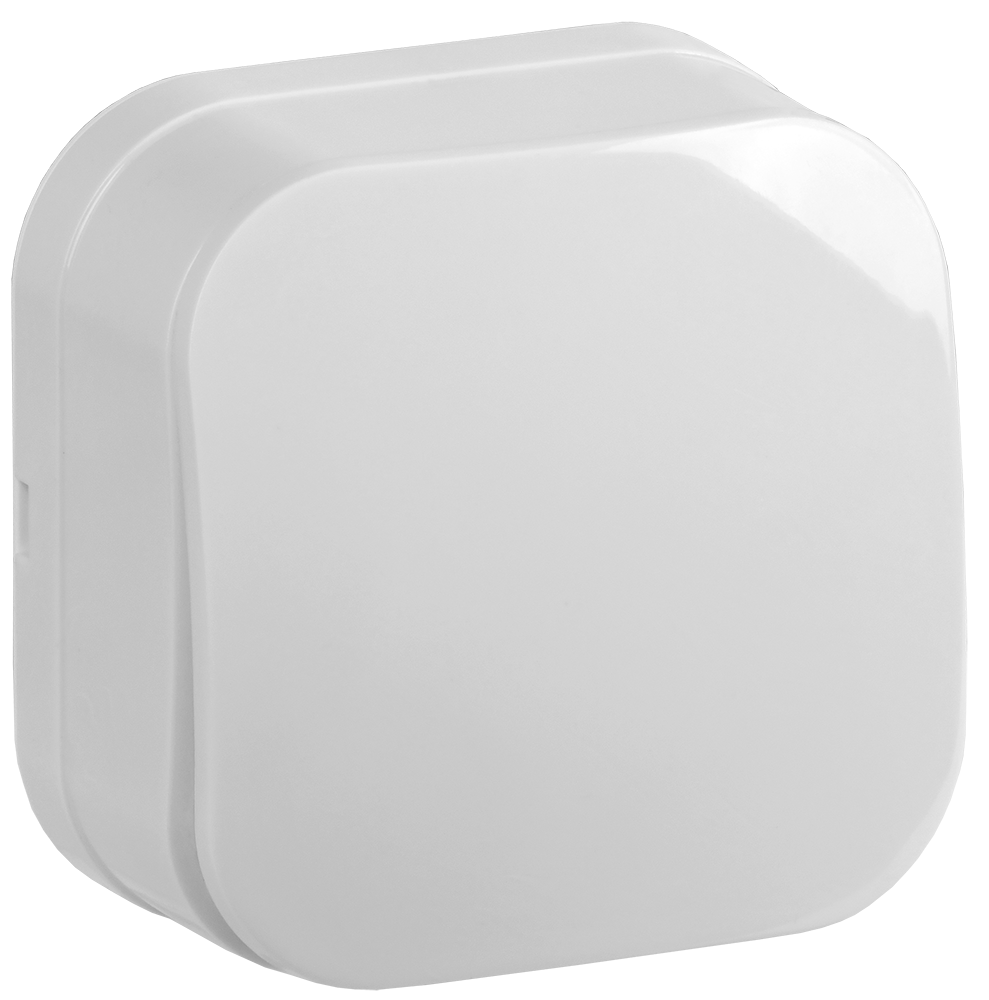 GLORY Выключатель 1-клавишный для открытой установки ВС20-1-0-ХБ белый IEK