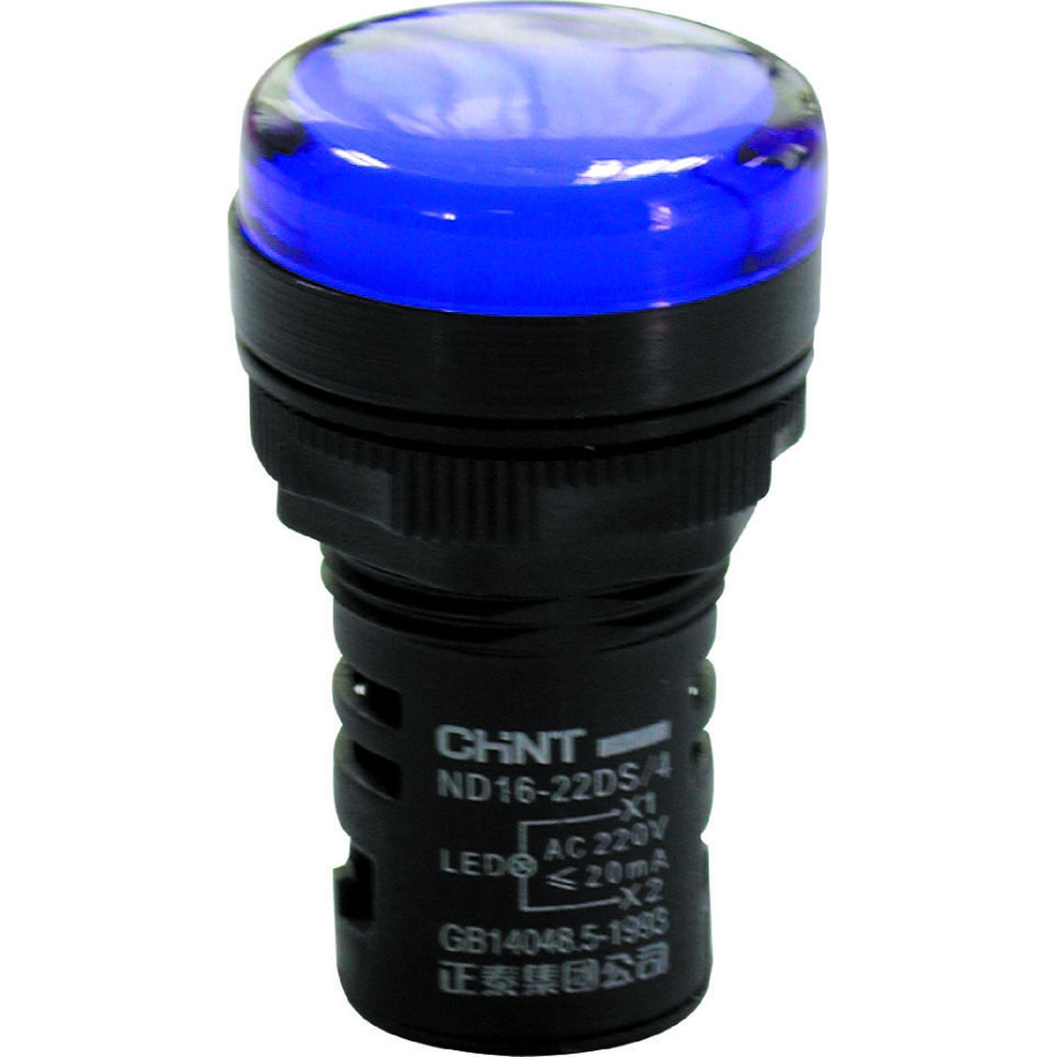 CHINT Индикатор ND16-22DS/4 синий АС220В (R)