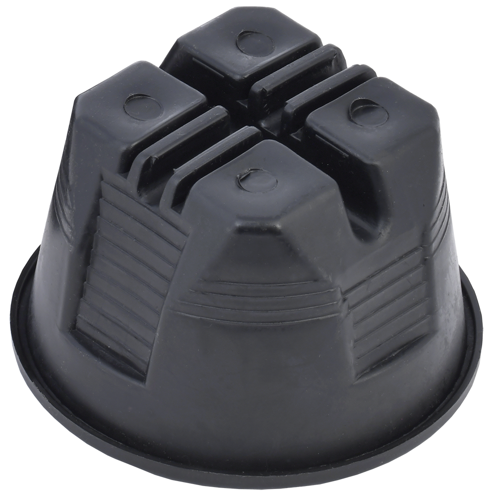 Держатель проводника круглого 8мм для плоской кровли пластик с бетоном IEK