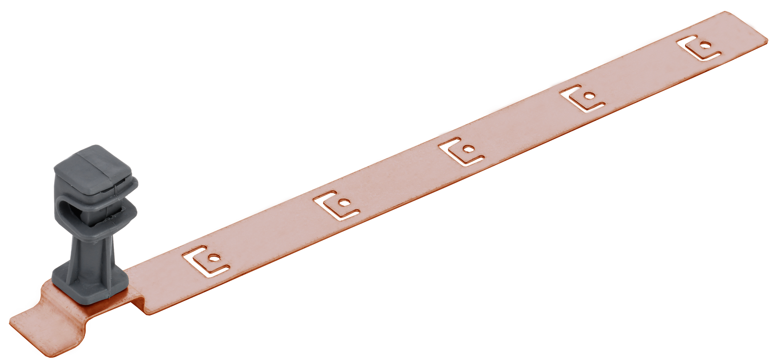 Держатель проводника круглого 6-8мм для черепичной кровли медь IEK