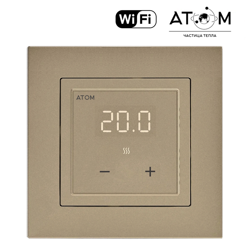 Терморегулятор ATOM Delta Wi-Fi Шампань