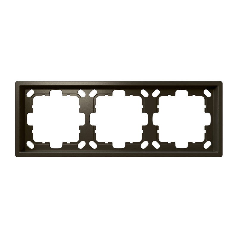 Рамка серия FD 3-постовая, цвет Бронза
