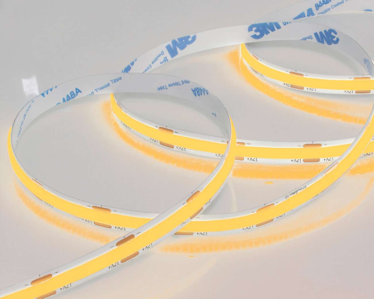 Светодиодная лента Lux COB 480Led Yellow 8mm (12V, 12W, Желтый, IP20)