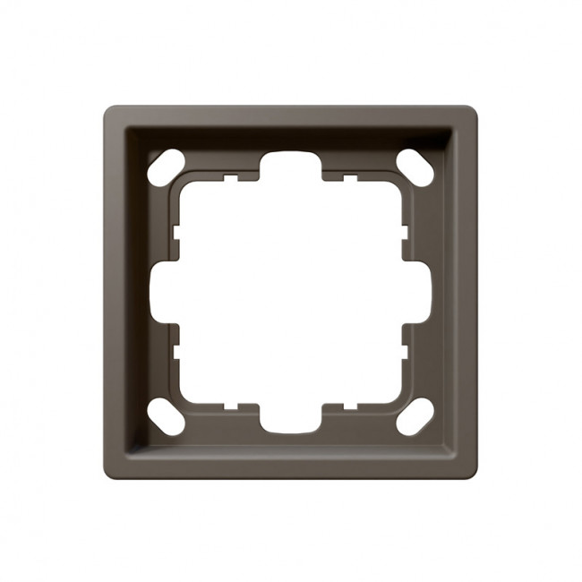 Рамка серия FD 1-постовая, цвет матовый Тауп (soft touch)