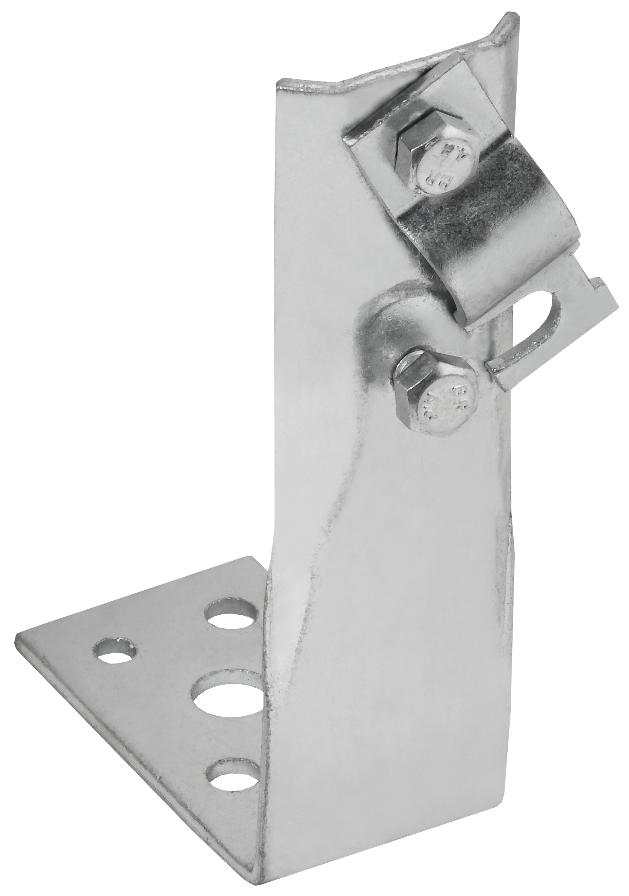 Держатель проводника круглого 6-10мм винтовой угловой h=150мм оцинкованная сталь IEK