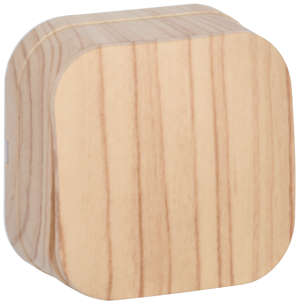 GLORY Выключатель 1-клавишный для открытой установки ВС20-1-0-ХС сосна IEK