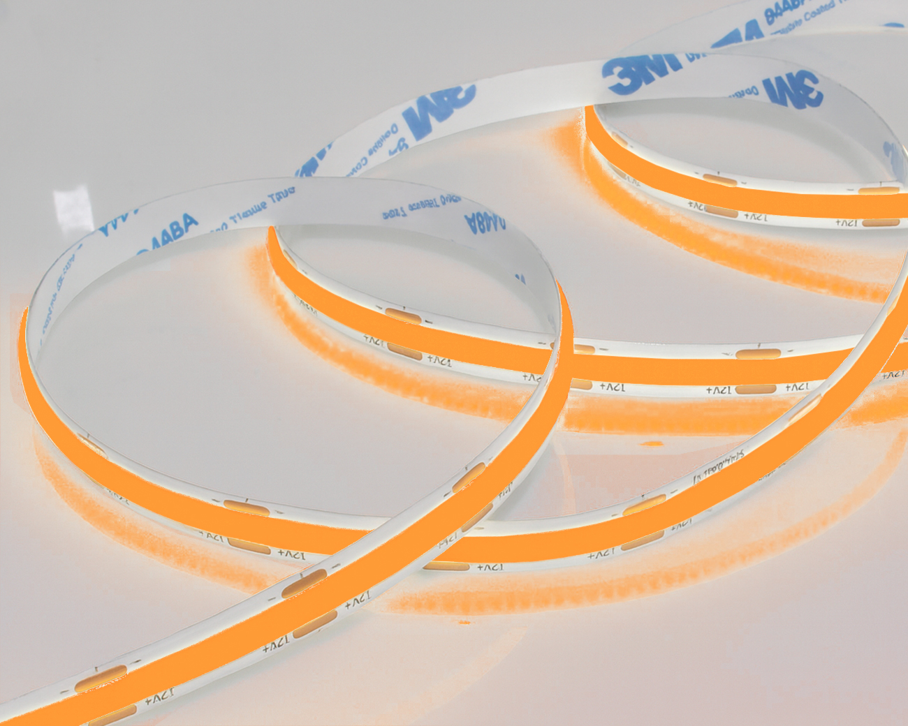 Светодиодная лента Lux COB 480Led Orange 8mm (24V, 12W, Оранжевый, IP20)