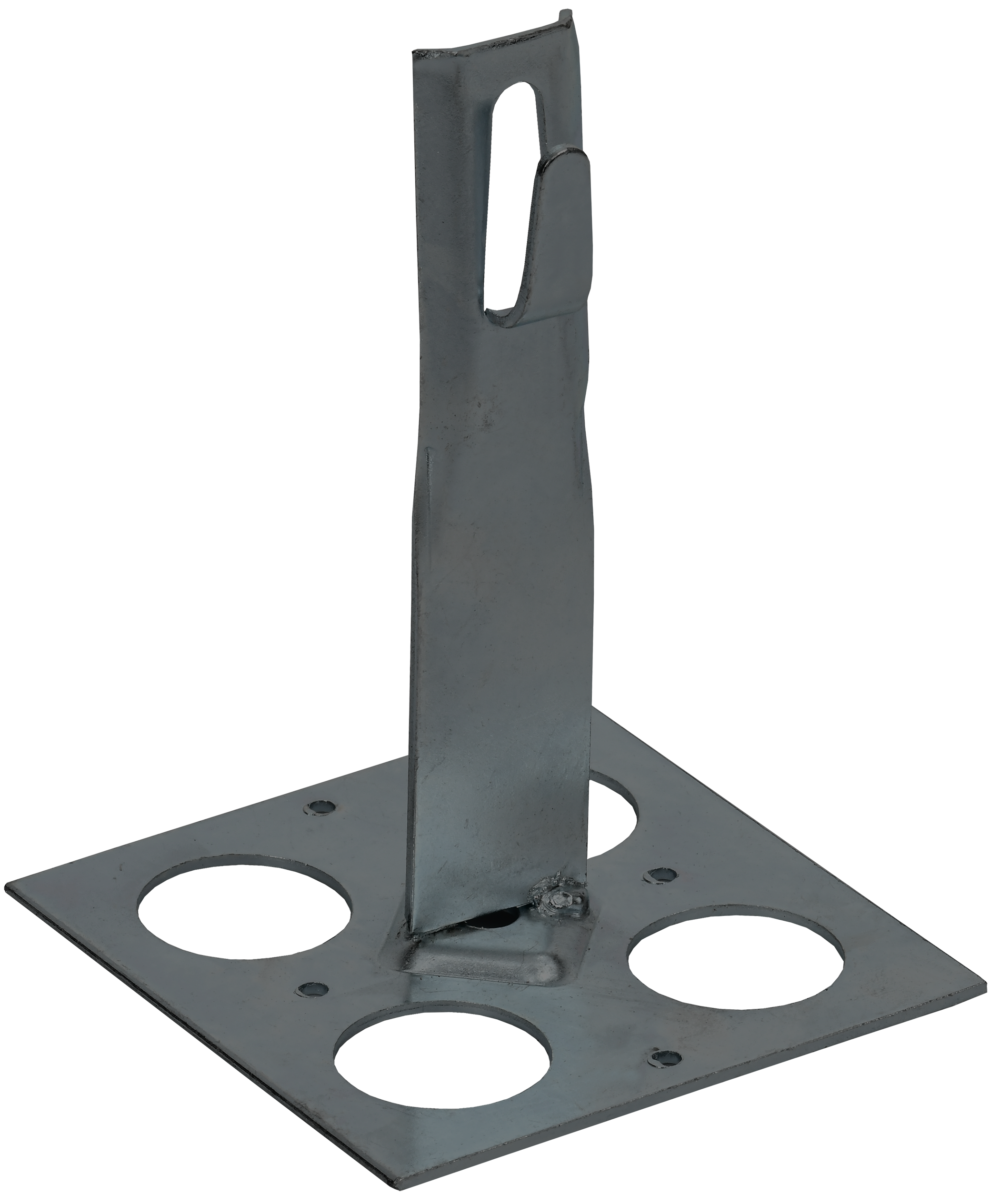 Держатель проводника круглого 6-8мм для плоской кровли h=90мм оцинкованная сталь TD IEK