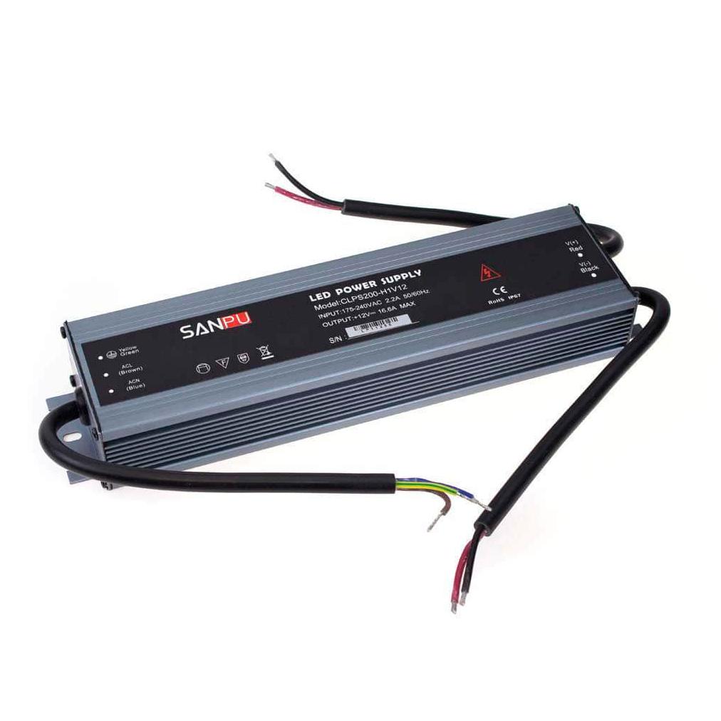 Блок питания ESF 12-200 SANPU (12V, 200W, 16.7A , IP67)
