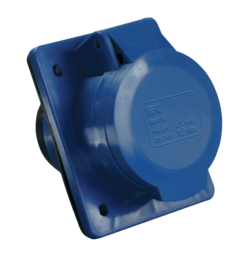 Розетка встраиваемая ССИ-423 2Р+Е 32А 200-250В IP44 IEK