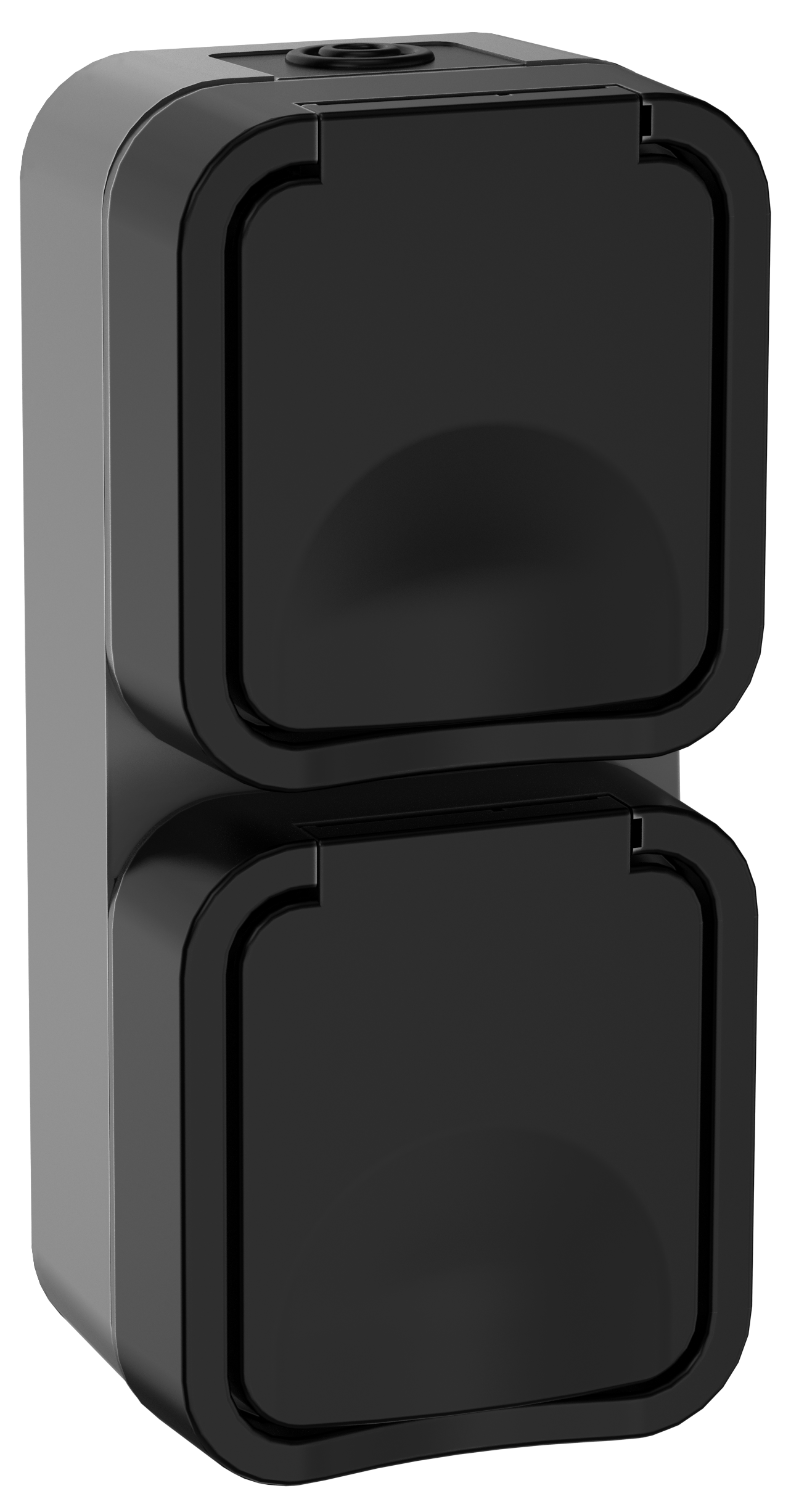 TORS Розетка 2-местная вертикальная 16А IP55 TS232 серо-белый IEK