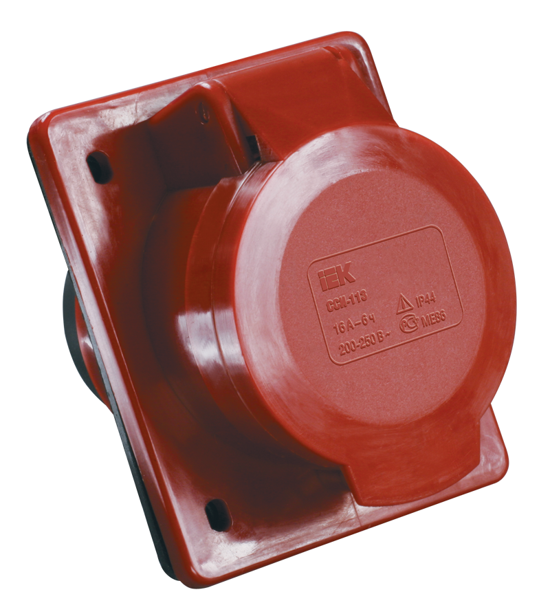 Розетка встраиваемая ССИ-424 3Р+Е 32А 380-415В IP44 IEK
