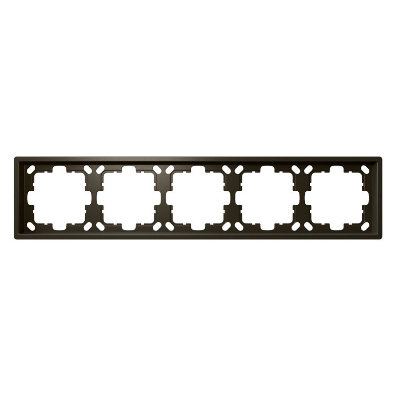 Рамка серия FD 5-постовая, цвет Бронза