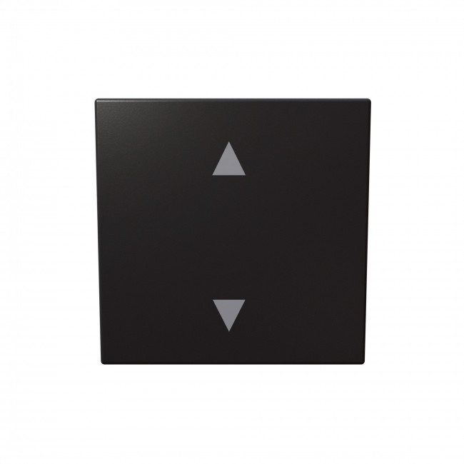 Выключатель одноклавишный для штор 10A 250V~ с накладкой, цвет Никель