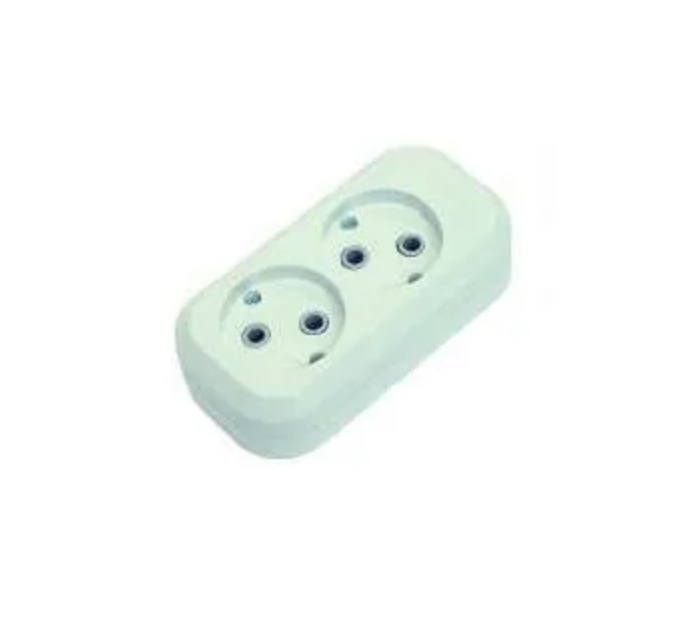 Колодка удлинителя 2-м без заземл. Makel Колодка удлинителя 2-м без заземл. Makel