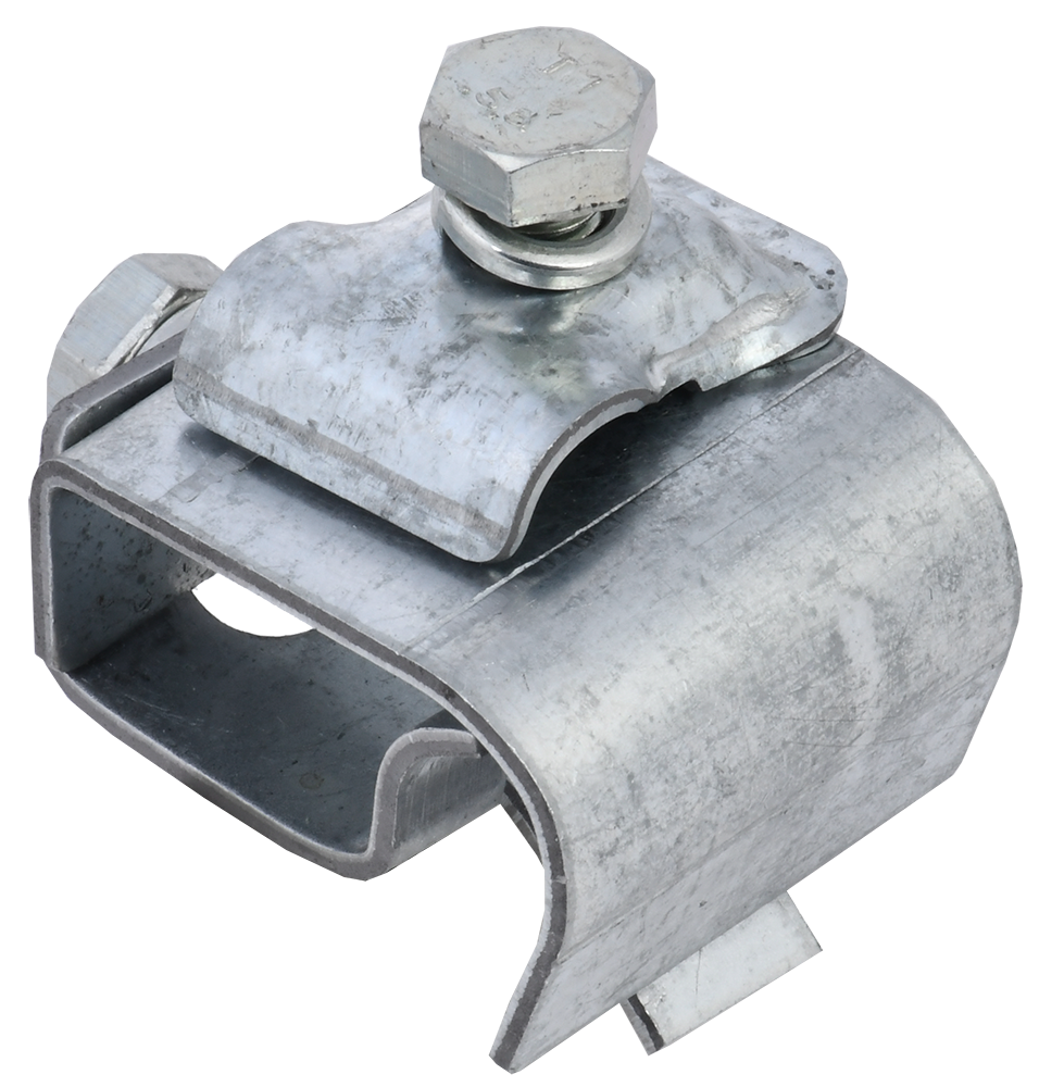 Держатель проводника круглого 8-10мм для желоба водостока оцинкованная сталь IEK