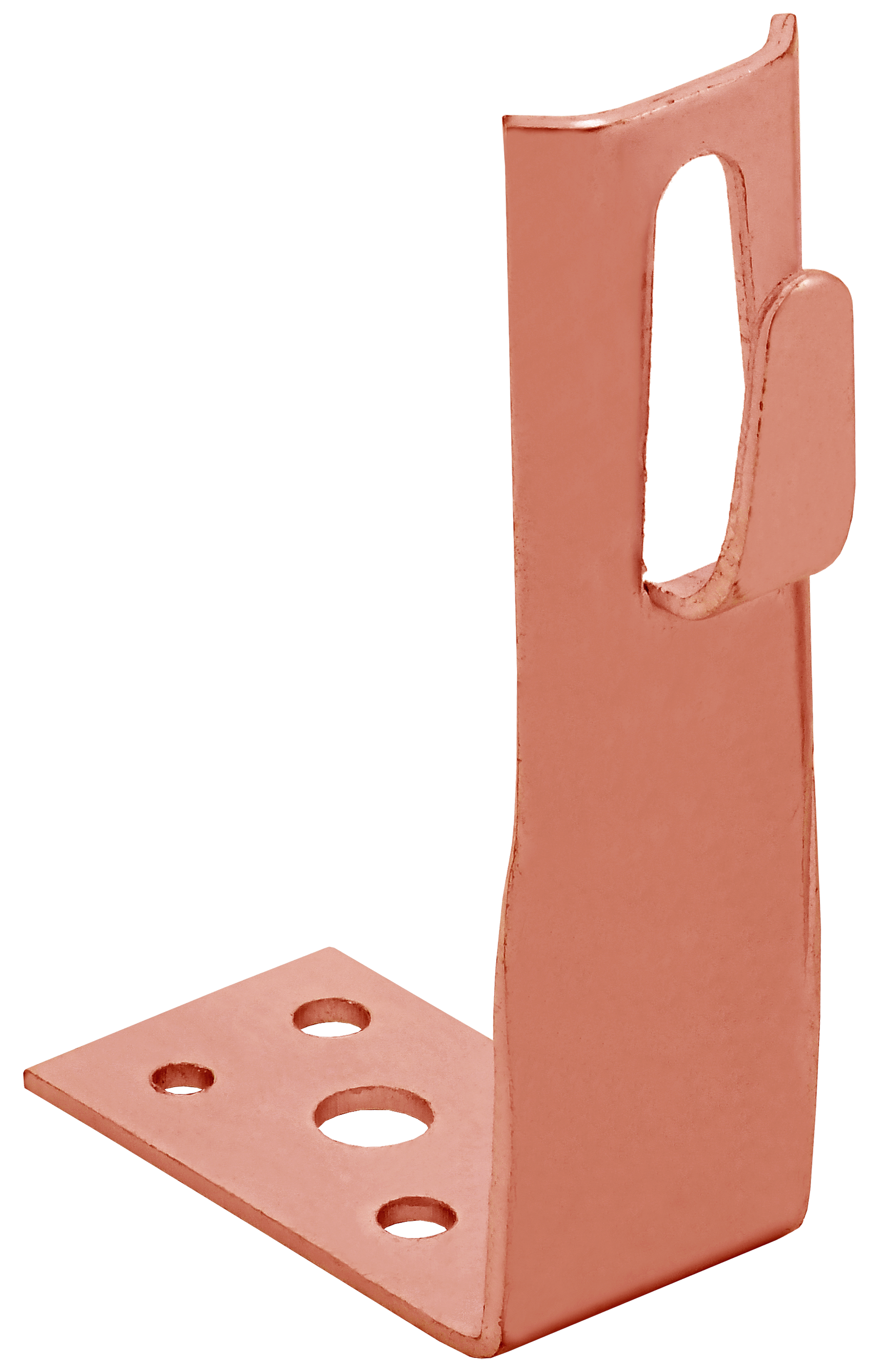 Держатель проводника круглого 6-8мм угловой h=60мм медь IEK