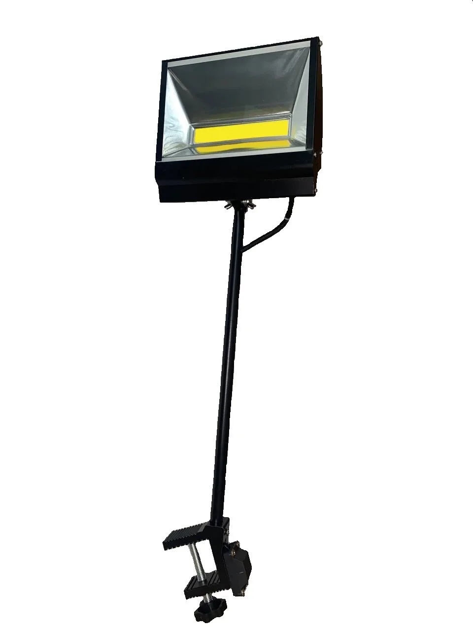 Светодиодный прожектор на штанге ES-FL 70W 6500K Black (круглая ножка )