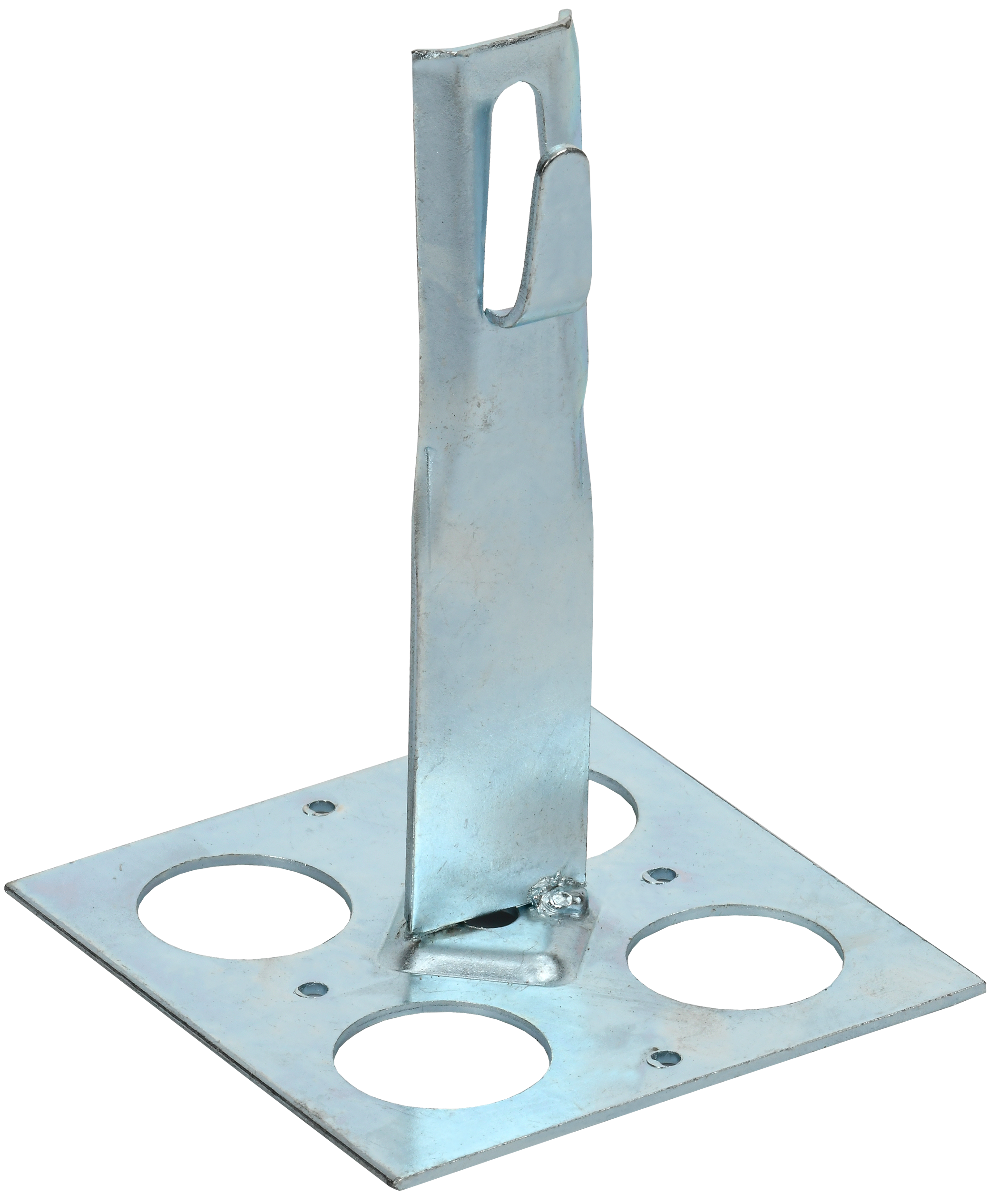 Держатель проводника круглого 6-8мм для плоской кровли h=150мм оцинкованная сталь HDZ IEK