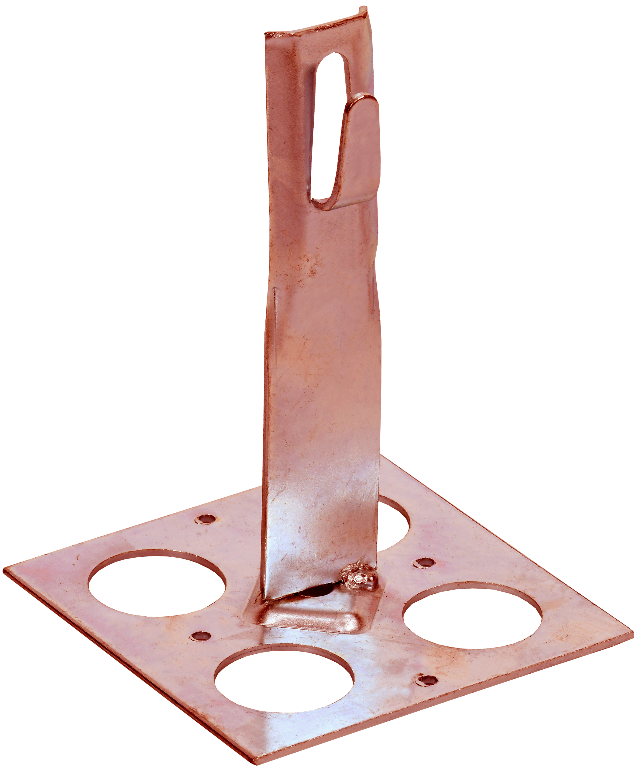 Держатель проводника круглого 6-8мм для плоской кровли h=150мм медь IEK