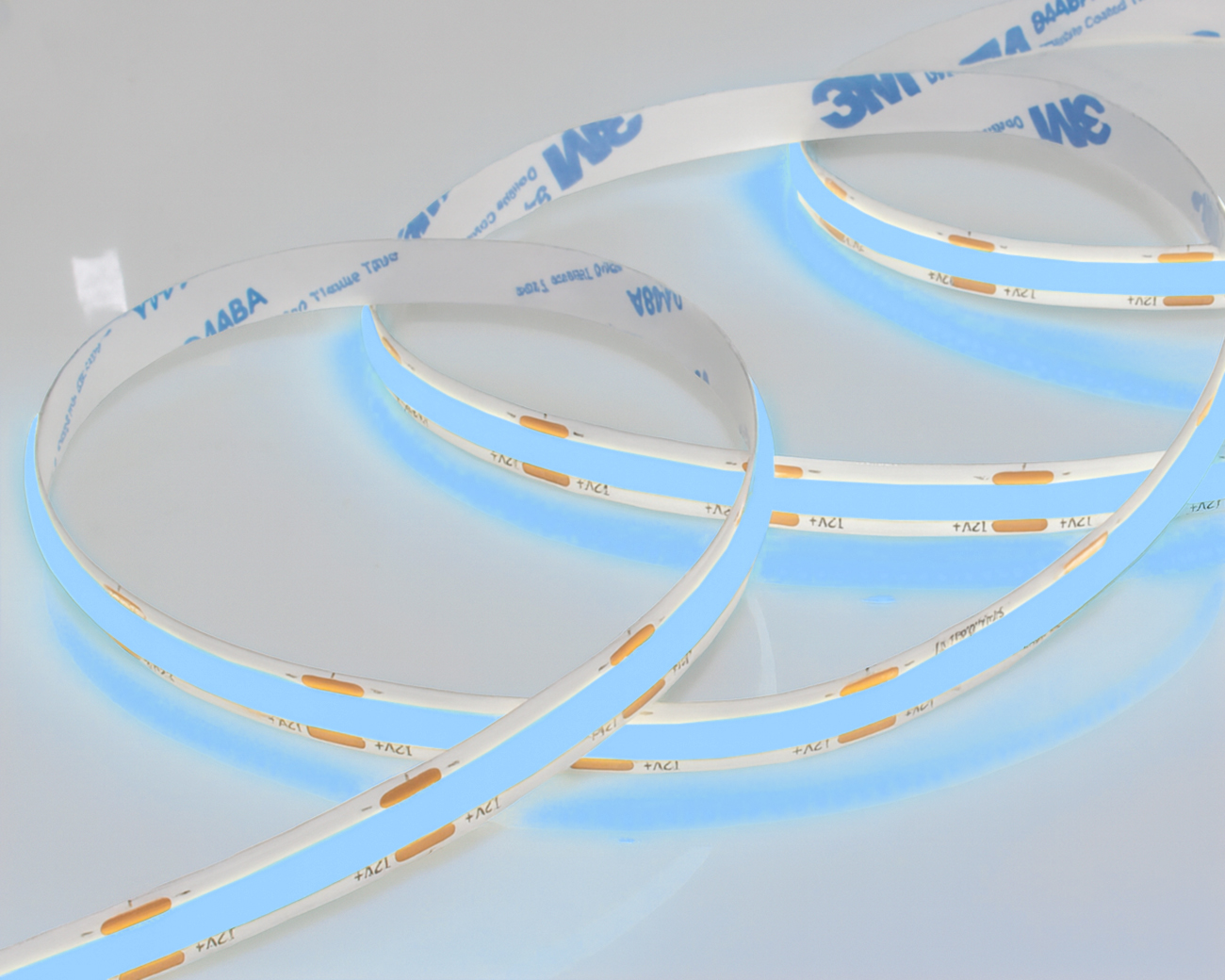 Светодиодная лента Lux COB 480Led Тurquoise 8mm (24V, 12W, Бирюзовый, IP20)