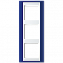 JUNG А Plus Синий/Белый Рамка 3-я (ap583blww)