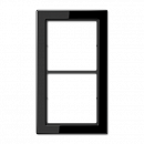 JUNG FD-design Черный Рамка 2-я (FD982SW)