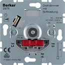 Диммер поворотно-нажимной с soft-регулировкой 600Вт Berker