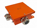 SMB120 Коробка металлическая, огн. E-110, о/п,120х120х60, 1 метал. гермоввод 14-22мм. + 3 метал. заг