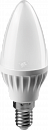 Лампа светодиодная LED 6вт E14 белый матовая свеча ОНЛАЙТ (71629 ОLL-C37)