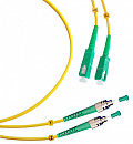 Cabeus   duplex FC/APC-SC/APC 9/125 sm LSZH, FOP(d)-9-FC/APC-SC/APC-15m