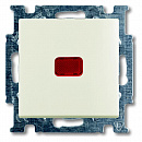 Механизм 1-клавишного переключателя, с подсветкой, шале-белый