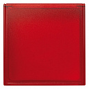 Simon 27 Play Красная Вставка декоративная с полупрозрачной откидной крышкой для рамок с вырезом под