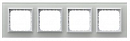 Ospel Sonata Стекло Белое Рамка 1-ая , толщина 6 мм (без внутр вставки)