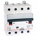 Legrand DX3 Дифференциальный автоматический выключатель 4P 32А (С) 30MA-AC