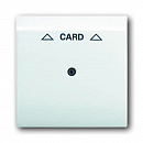 ABB BJE Impuls Бел Накладка карточного выключателя (мех 2025 U)