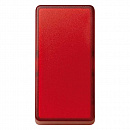 Simon 27 Play Красная прозрачная Накладка на выключатель, декоративная, сменная, узкая
